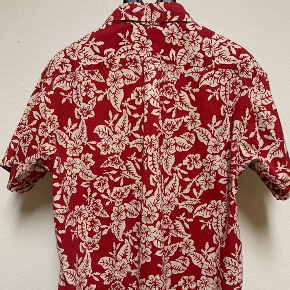 Tommy Hilfiger Floral Short Sleeve Button Front Shirt Men’s Size Medium - Picture 2 of 7